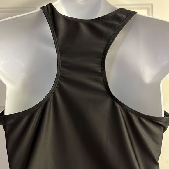 SHEIN Black One Piece Plunging Neckline with Tie and Razorback Swimsuit- Large - Picture 11 of 15